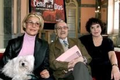 Rosa Valenty, José Luis López Vázquez y María Fernanda D'Ocón, los intérpretes de la obra