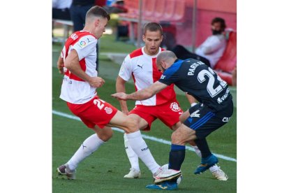 El Girona FC debuta hoy en casa en el play off. LOF