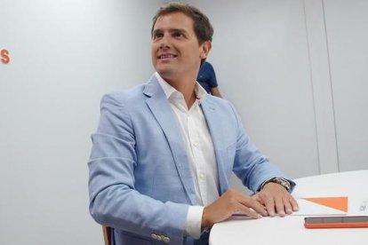 Rivera, en un acto de su partido