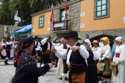 Imagen de la celebración del Día de León en La Coruña.