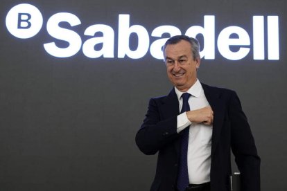 César González-Bueno, consejero delegado de Sabadell. ALEJANDRO GARCÍA