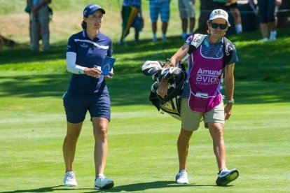 Álvaro Alonso Prada y Carlota Ciganda, un binomio perfecto para la Solheim Cup. DL