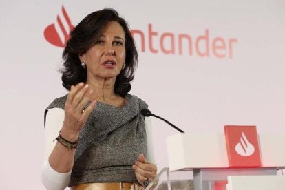 Ana Patricia Botín, presidenta del Banco Santander, en una imagen de archivo