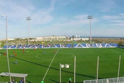 Instalaciones del Pinatar Arena en las que la Federación quiere acoger el play off exprés a Segunda. DL