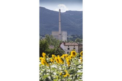 Vista de la central nuclear de Santa María de Garoña. DAVID AGUILAR