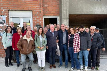 Demetrio Alfonso Canedo, con la nueva dirección del PSOE. DL