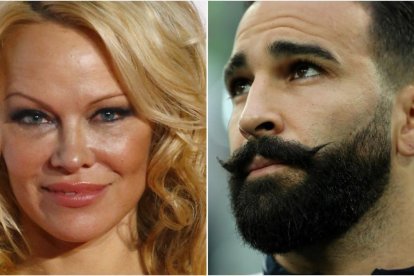 Pamela Anderson y Adil Rami