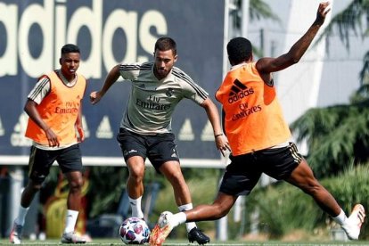 El Real Madrid ya prepara la vuelta a su competición fetiche aunque en formato exprés. EFE