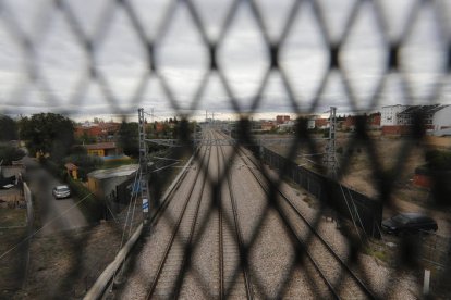 Vías del tren en León. JESÚS F. SALVADORES