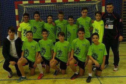 Selección de León de categoría infantil que disputó el torneo. DL