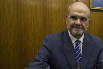 El expresidente andaluz Manuel Chaves, en la comisión de investigación del 'caso ERE', en el Parlamento andaluz el pasado mes de mayo.