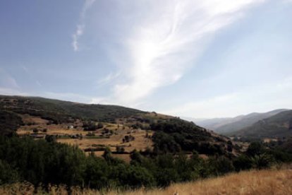 Paisaje de La Cabrera desde Encinedo