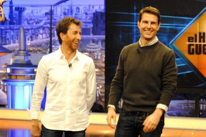 Tom Cruise cuando estuvo hace un año en ‘El hormiguero’ con Pablo Motos.