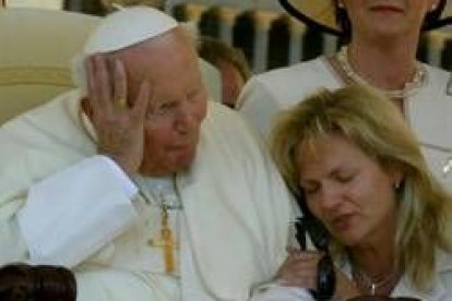 El Papa durante la audiencia general de los miércoles en el Vaticano