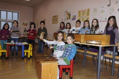 Los pequeños de la escuela de música tendrán hoy un protagonismo especial.