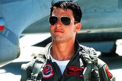 Tom Cruise, en un fotograma de 'Top gun'.