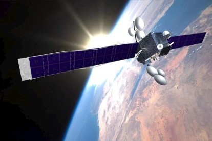 El satélite de comunicaciones Hylas 2, que fue lanzado desde el Centro Espacial de la Guyana Francesa el pasado 2 de agosto.