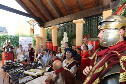 Presentación de los actos, ayer en la Casa del Cónsul. BARREDO