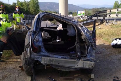 Estado del vehículo tras colisionar. DL