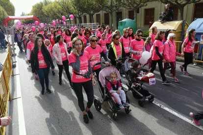 Un momento de la carrera que se celebra esta mañana. FERNANDO OTERO PERANDONES