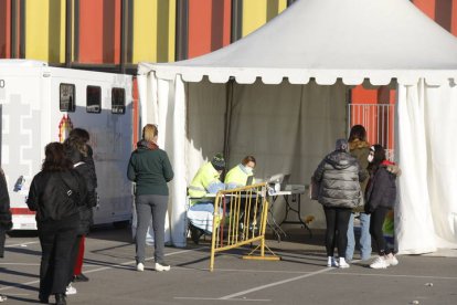 Puebas de antígenos en el Palacio de Exposiciones. MARCIANO PÉREZ