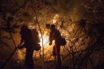 Incendio en Galicia, el pasado mes de octubre.