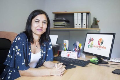 Rosa Conde, en la sede de Alfaem.