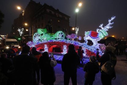 Cabalgata de los Reyes Magos en Ponferrada. LUIS DE LA MATA