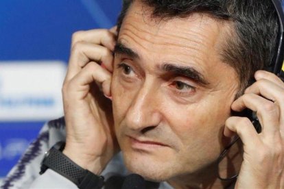 Ernesto Valverde, entrenador del Barça.