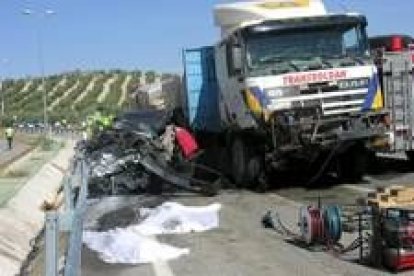 Imagen de uno de los accidentes más graves, ocurrido el pasado sábado en Luque (Córdoba)