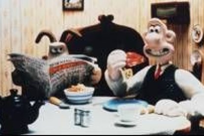 Los famosos personajes Wallace y su perro Gromit