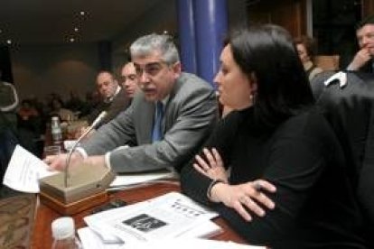 Jorge Félix Ordiz, en imagen de archivo, durante una intervención en el Pleno de Ponferrada