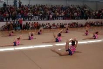 Un momento de la exhibición realizada en Benavides de Órbigo