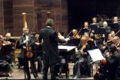 Un instante en el concierto ofrecido por la Orquesta Filarmónica de Lieja