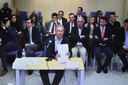 Marco Antonio Tejeido, durante su declaración ante el juez del 'caso Nóos'.