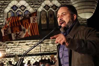 Acto público de Santiago Abascal en León. PEIO GARCÍA