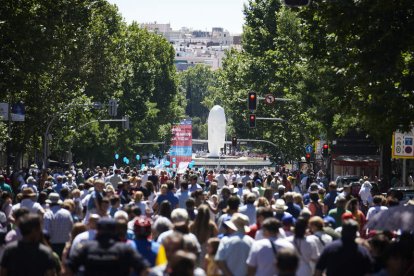 La manifestación en Madrid contra el aborto fue secundada por 200 organizaciones. LUCA PIERGIOVANNI