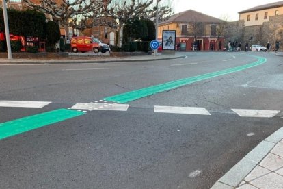 La línea verde atraviesa ya media ciudad. Á.C.