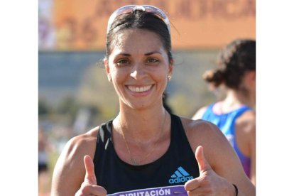 Nuria Lugueros cuajó una gran actuación en el Cross de Valladolid. DL