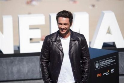 James Franco posa en el Festival de Cine de San Sebastián, el pasado septiembre.