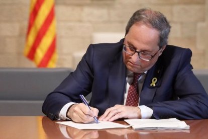 El president del Govern, Quim Torra.