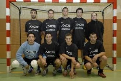 Formación del Montesol que inició con victoria el torneo de Copa