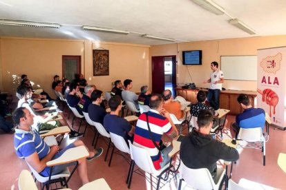 Clase teórica sobre el manejo de enjambres.