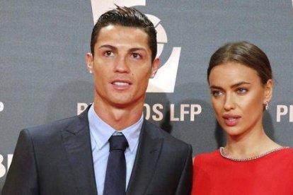 Cristiano Ronaldo e Irina Shayk, en los premios LFP celebrados en Madrid en octubre del 2014.