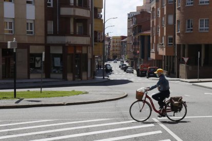 Calles de León durante el estado de alarma por la crisis sanitaria del coronavirus. F. Otero Perandones.