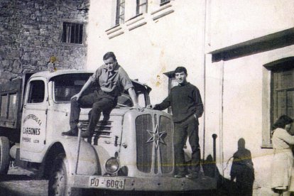 Domingo y Gonzalo Carrera, en Arlanza. DONADA POR RAFAEL ARIAS