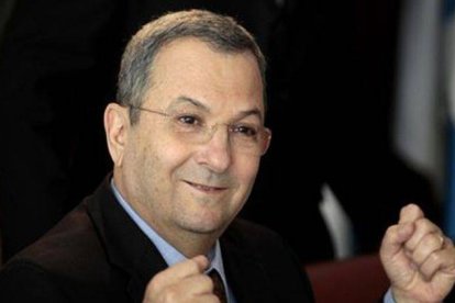 El ministro de Defensa israelí,  Ehud Barak.