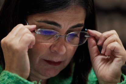 La ministra de Sanidad, Carolina Darias. MIGUEL OSES