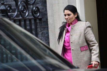 La ministra del Interior británica, Priti Patel.