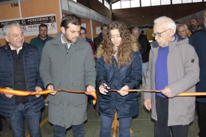 Sen, Santiago, Muñoz, De la Sierra y Díez en la inauguración de la feria. CAMPOS